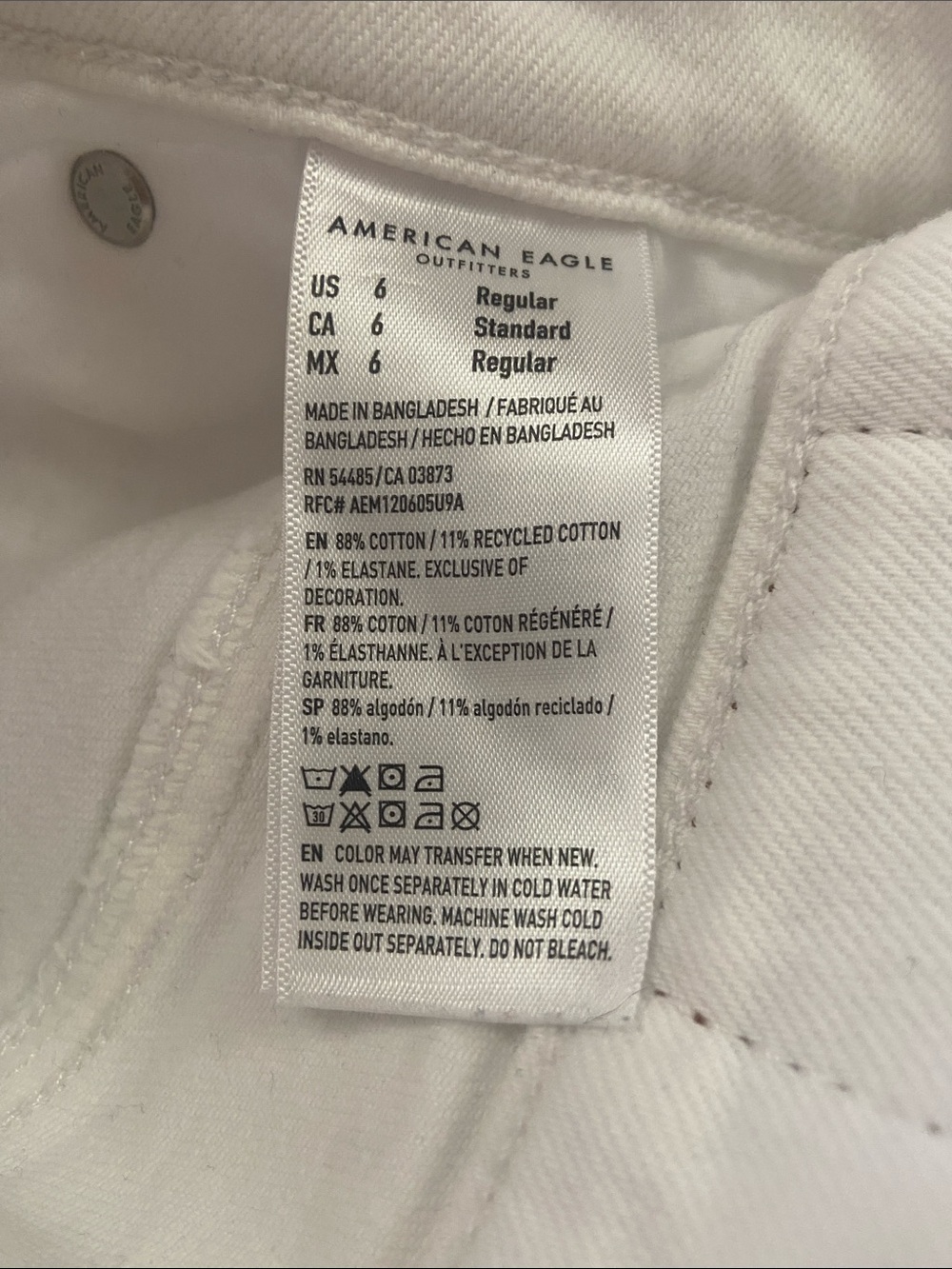 American Eagle Outfitters White Wide Leg Pants - Picture 10 of 12